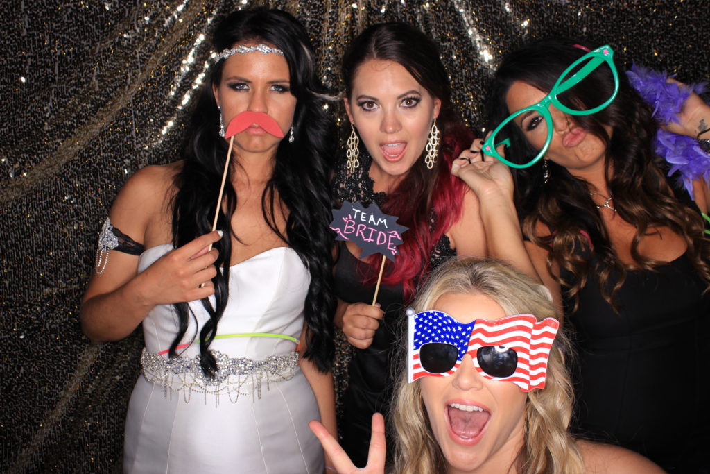 photo from a wedding photo booth making for a great ice breaker