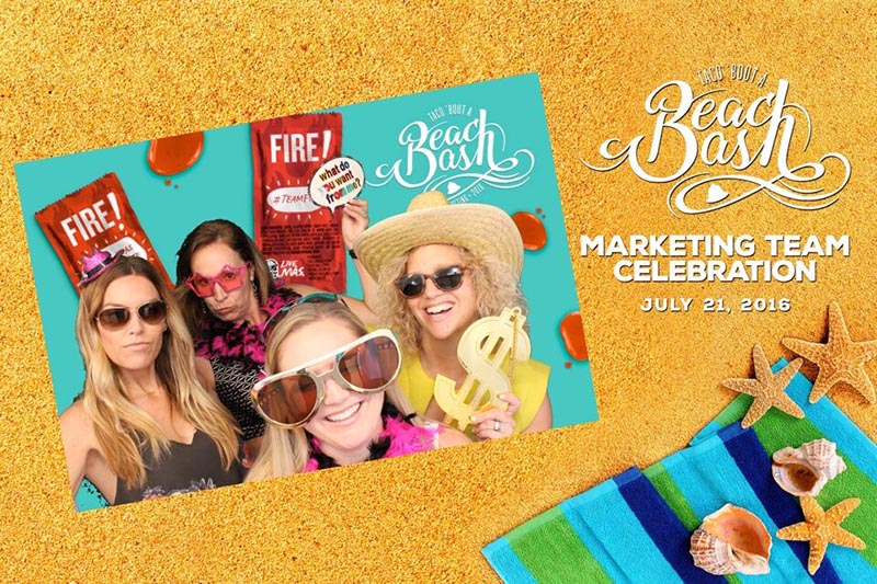 custom photo booth background